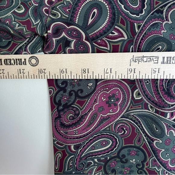 Pendleton Paisley Floral Long Sleeve Button Blouse Sz 10 - Picture 7 of 8